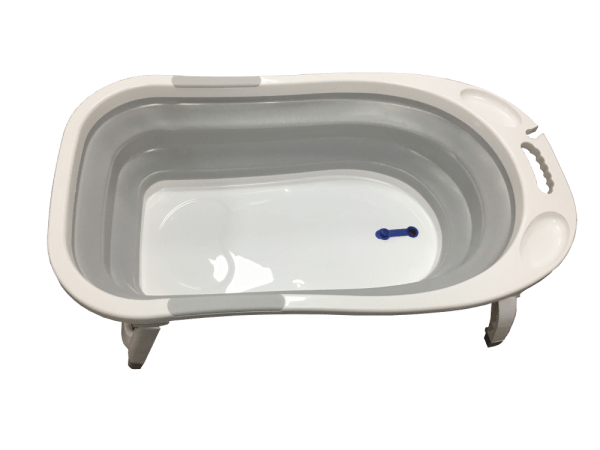 bañera plegable gris1